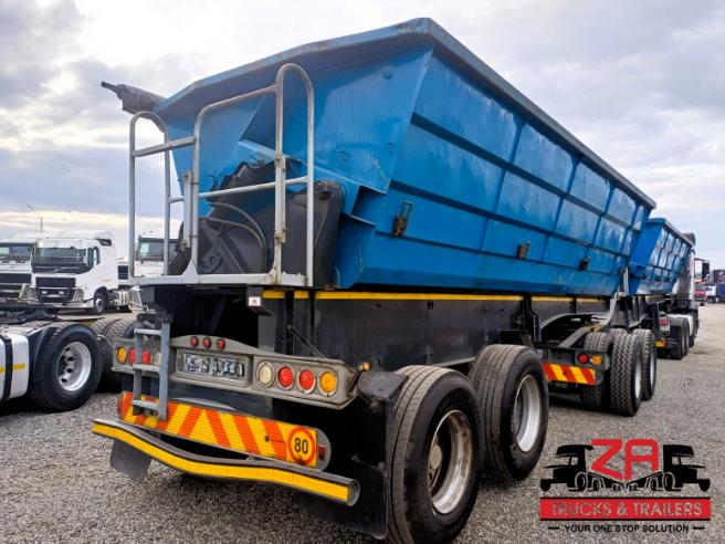 2018 SA TRUCK BODIES 40 CUBE SIDE TIPPER TRAILER