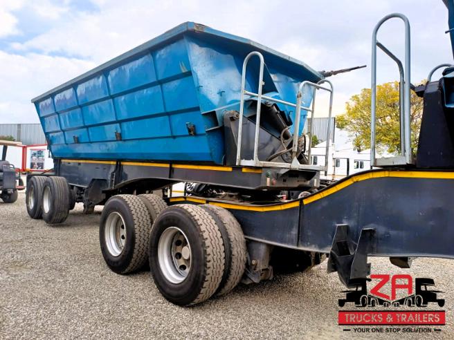 2018 SA TRUCK BODIES 40 CUBE SIDE TIPPER TRAILER