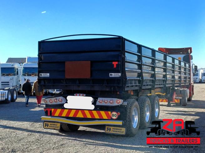 2023 HENRED FRUEHAUF TRI-AXLE DROPSIDE TRAILER