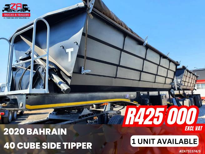 2020 BAHRAIN 40 CUBE SIDE TIPPER #574