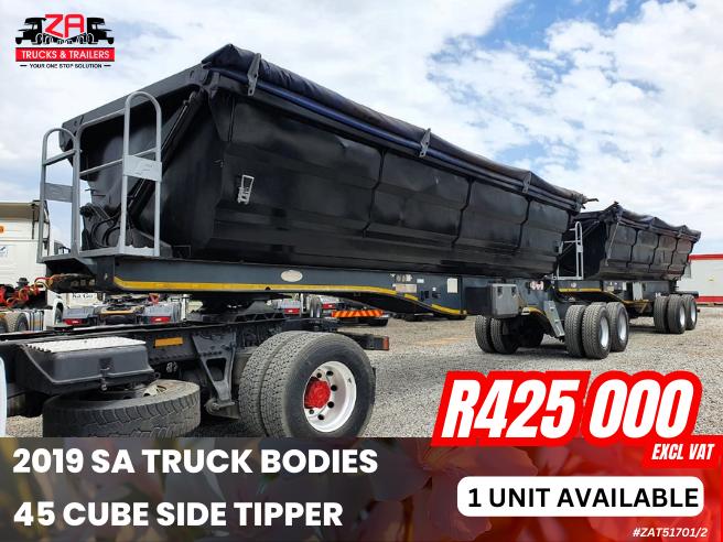 2019  SA TRUCK BODIES 45 CUBE SIDE TIPPER #701