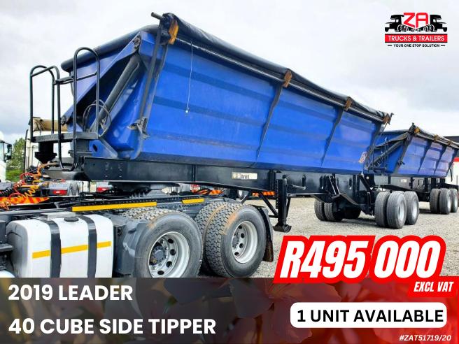 2019 LEADER 40 CUBE SIDE TIPPER