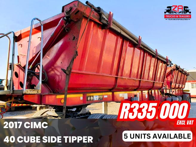 2017 CIMC 40 CUBE SIDE TIPPER #078