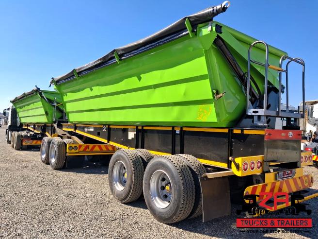 2023 LEADER 45 CUBE SIDE TIPPER TRAILER