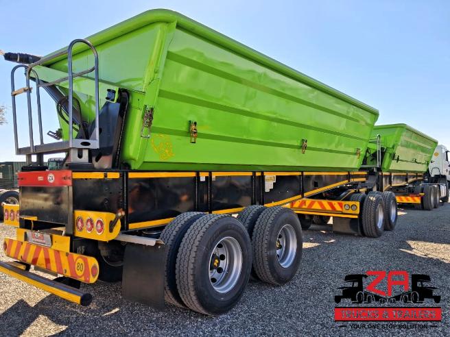 2023 LEADER 45 CUBE SIDE TIPPER TRAILER